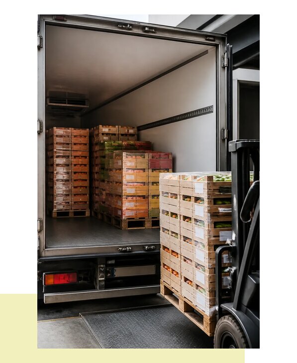 Перевозка сельхозпродукции на паллетах с доставкой в Волжский